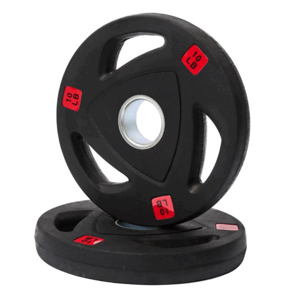 Par Disco Olímpico Plastificado 10 Libras