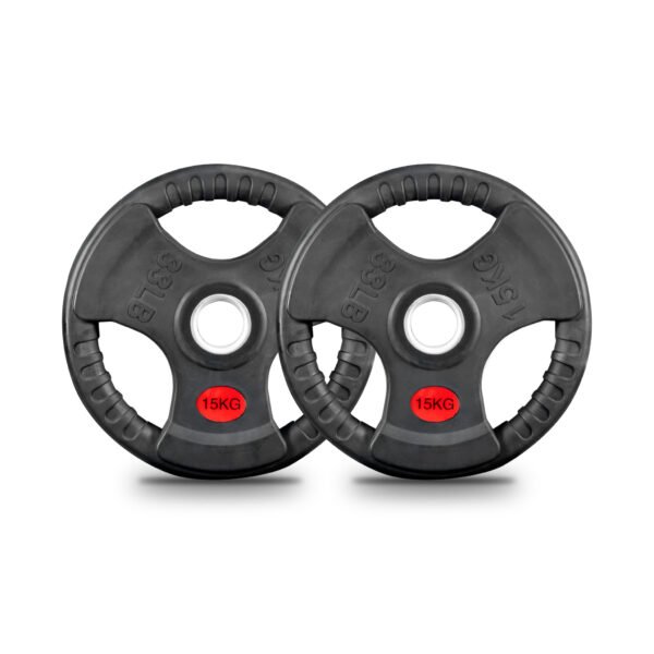 Par Disco Olímpico Plastificado 15 Kilos