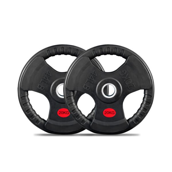 Par Disco Olímpico Plastificado 20 Kilos